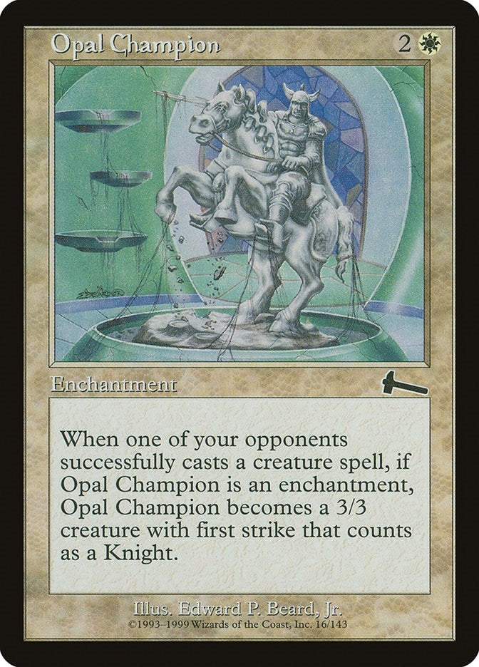 Image for Opal Champion (16) [Urza's Legacy] - Magic: The Gathering