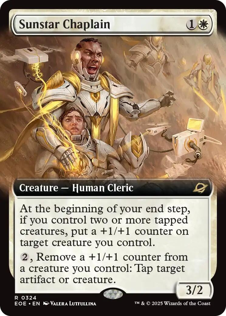 Sunstar Chaplain (Extended Art) [EOE-324] - [Edge of Eternities] (English)