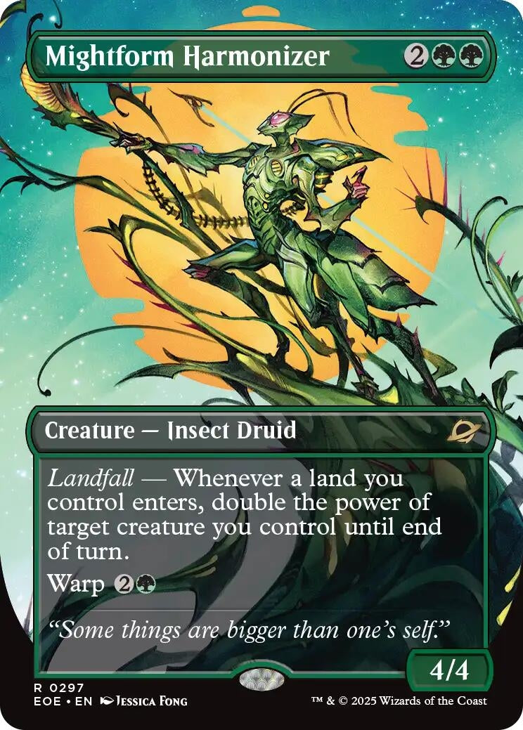 Image for Mightform Harmonizer (Borderless) (297) [Edge of Eternities] - Magic: The Gathering