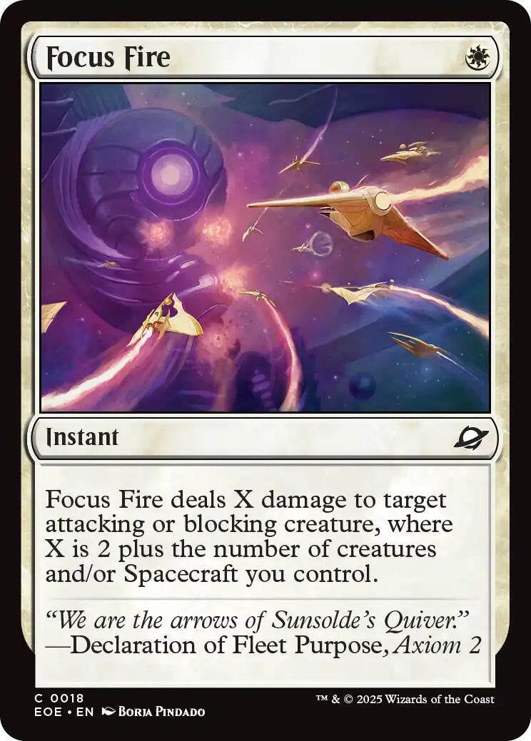 Focus Fire (18) (Edge of Eternities)
