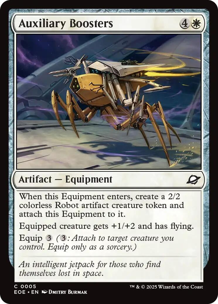 Auxiliary Boosters (5) [Edge of Eternities]