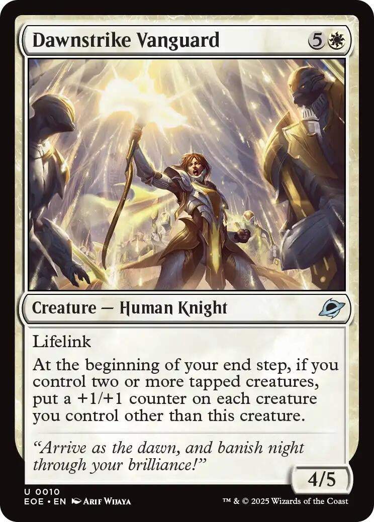 Dawnstrike Vanguard [EOE-10] - [Edge of Eternities] (English)