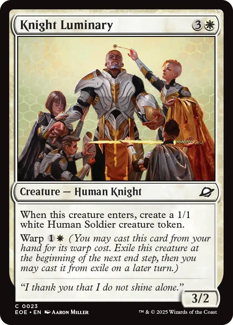 Knight Luminary [EOE-23] - [Edge of Eternities] (English)