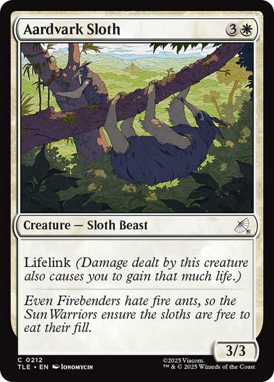 Aardvark Sloth (0212) - Avatar: The Last Airbender: Eternal-Legal [TLE-212]