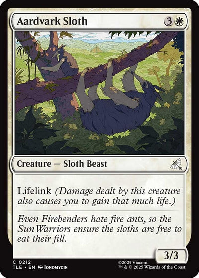 Aardvark Sloth (0212) (212) (Avatar: The Last Airbender: Eternal-Legal)