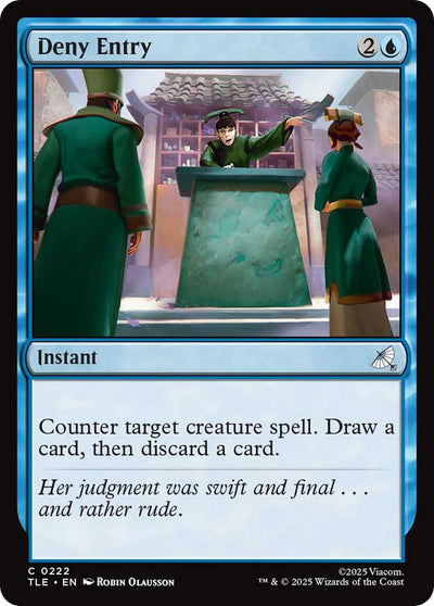 Deny Entry - Avatar: The Last Airbender: Eternal-Legal [TLE-222]