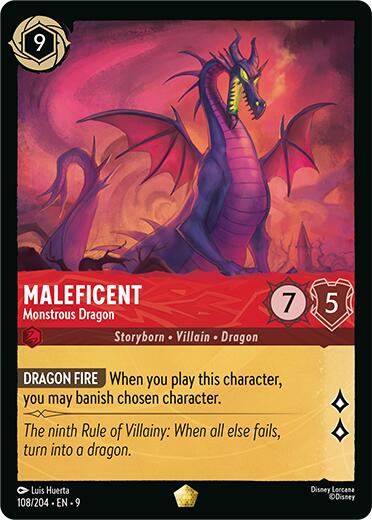 Maleficent - Monstrous Dragon [9-108/204] - [Fabled]