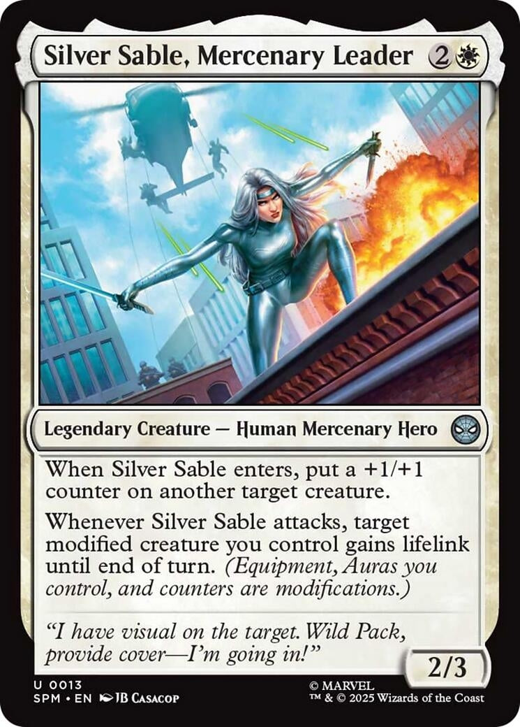 Silver Sable, Mercenary Leader (13) (Marvel's Spider-Man)