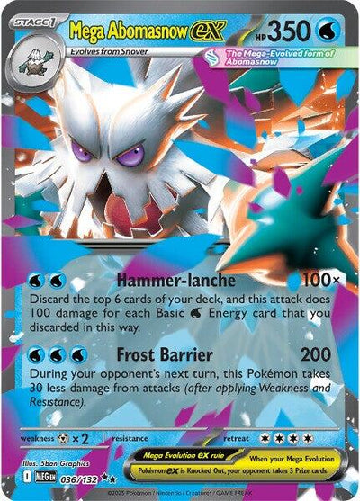 Mega Abomasnow ex - 036/132 [MEG-036/132] - [ME01: Mega Evolution] [{langShort}]