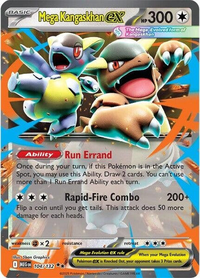 Mega Kangaskhan ex (104/132) [ME01: Mega Evolution]