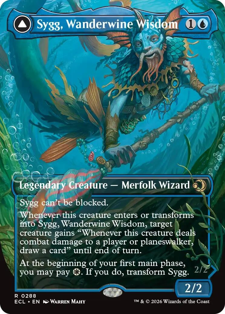 Sygg, Wanderwine Wisdom (Borderless) [Lorwyn Eclipsed]