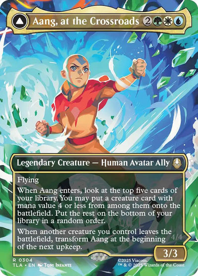 Aang, at the Crossroads (Borderless) [TLA-304] - [Avatar: The Last Airbender] (English)