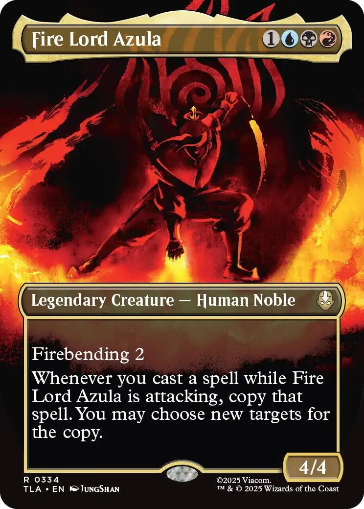 Fire Lord Azula (0334) (Borderless) [Avatar: The Last Airbender]