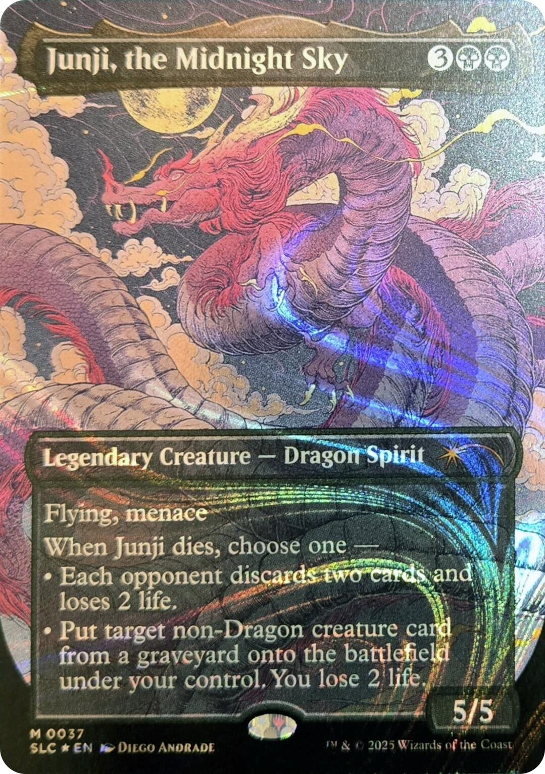 Junji, the Midnight Sky (Halo Foil) (37) [Secret Lair Countdown Kit]