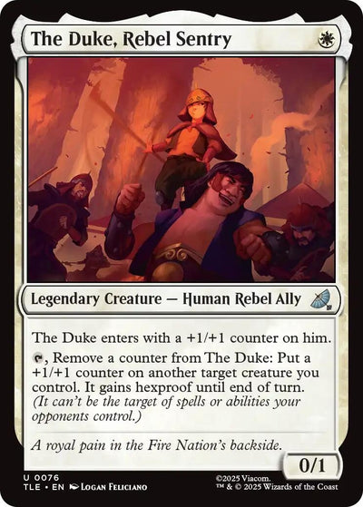 The Duke, Rebel Sentry (76) [Avatar: The Last Airbender: Eternal-Legal]