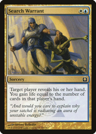 Search Warrant [RTR-193] - [Return to Ravnica] (English)