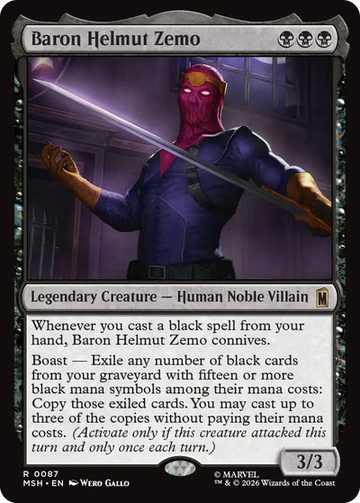 Baron Helmut Zemo [MSH-87] - [Marvel Super Heroes] (English)
