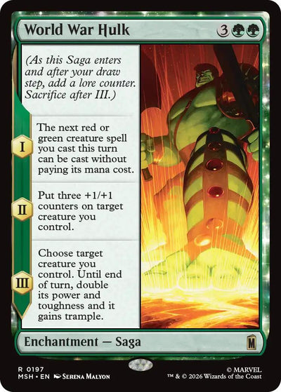 World War Hulk [MSH-197] - [Marvel Super Heroes] (English)