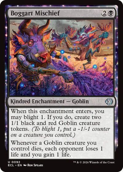 Boggart Mischief [ECL-92] - [Lorwyn Eclipsed] (English)
