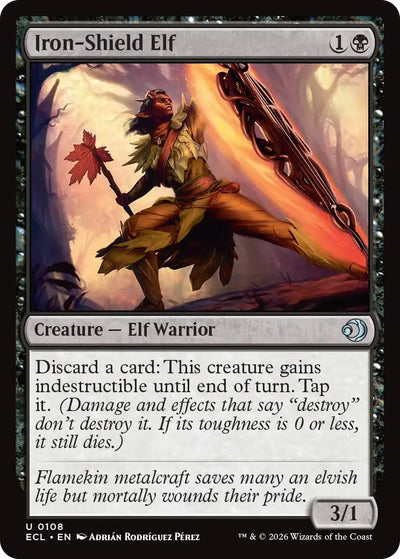 Iron-Shield Elf [ECL-108] - [Lorwyn Eclipsed] (English)