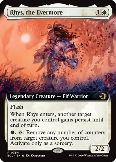 Rhys, the Evermore (Extended Art) - Lorwyn Eclipsed [ECL-354]