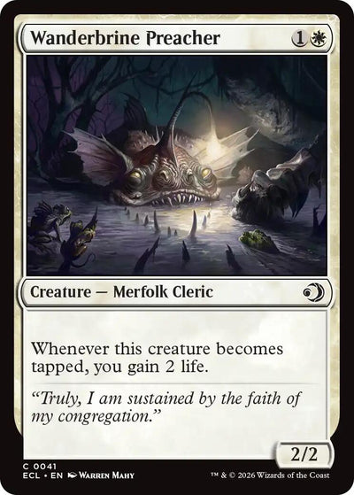 Wanderbrine Preacher [ECL-41] - [Lorwyn Eclipsed]