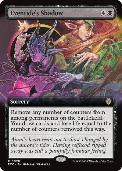 Eventide's Shadow (Extended Art) [ECC-28] - [Commander: Lorwyn Eclipsed] (English)