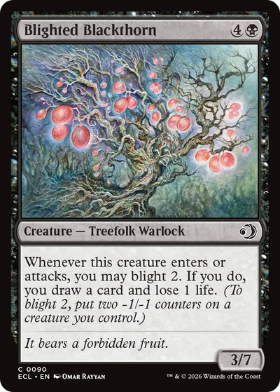 Blighted Blackthorn [ECL-90] - [Lorwyn Eclipsed] (English)