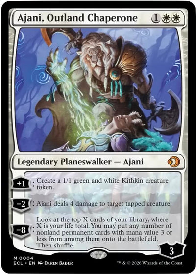 Ajani, Outland Chaperone [ECL-4] - [Lorwyn Eclipsed]