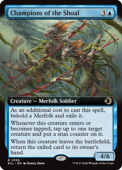 Champions of the Shoal (Extended Art) - Lorwyn Eclipsed [ECL-356]