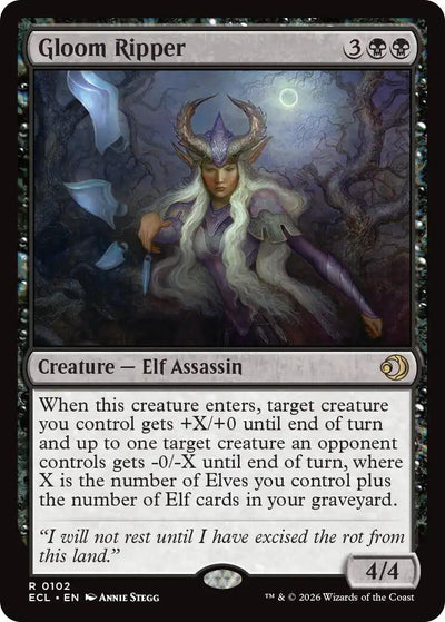 Gloom Ripper [ECL-102] - [Lorwyn Eclipsed] (English)