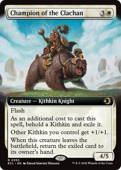 Champion of the Clachan (Extended Art) - Lorwyn Eclipsed [ECL-353]