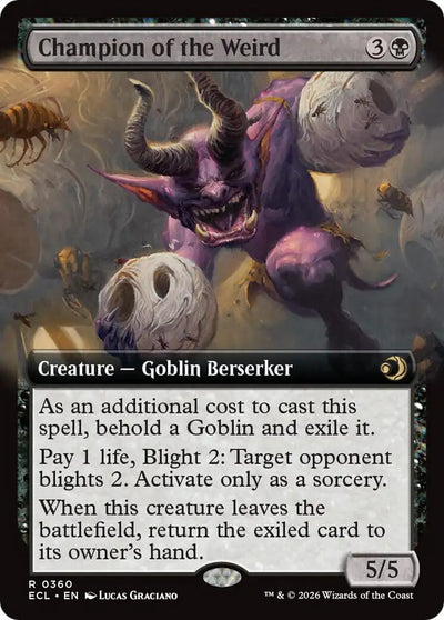 Champion of the Weird (Extended Art) [ECL-360] - [Lorwyn Eclipsed] (English)