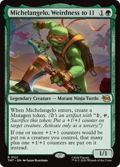 Michelangelo, Weirdness to 11 [TMT-121] - [Teenage Mutant Ninja Turtles]
