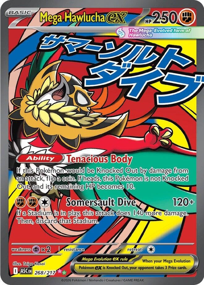 Mega Hawlucha ex (268/217) [ME: Ascended Heroes]