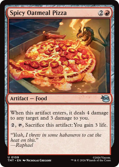 Spicy Oatmeal Pizza (109) [Teenage Mutant Ninja Turtles]