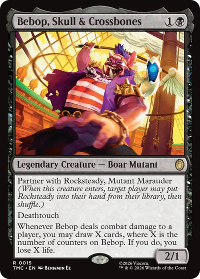 Bebop, Skull & Crossbones [TMC-15] - [Commander: Teenage Mutant Ninja Turtles] (English)