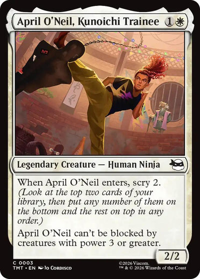 April O'Neil, Kunoichi Trainee [TMT-3] - [Teenage Mutant Ninja Turtles] (English)