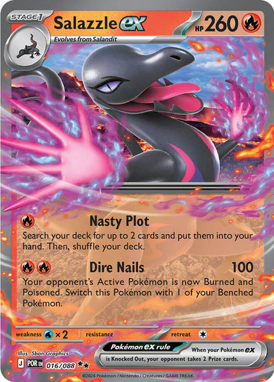 Salazzle ex - 016/088 [POR-016/088] - [ME03: Perfect Order] [{langShort}]