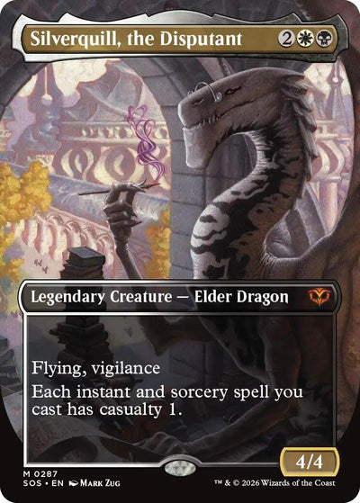 Silverquill, the Disputant (Borderless) (287) [Secrets of Strixhaven]