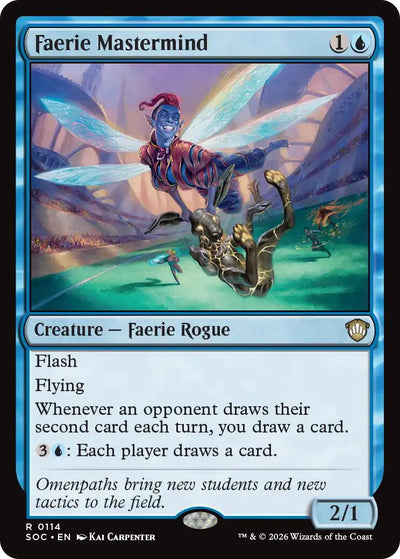 Faerie Mastermind [SOC-114] - [Commander: Secrets of Strixhaven] (English)