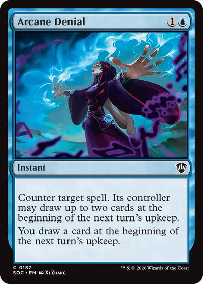 Arcane Denial [SOC-187] - [Commander: Secrets of Strixhaven] (English)