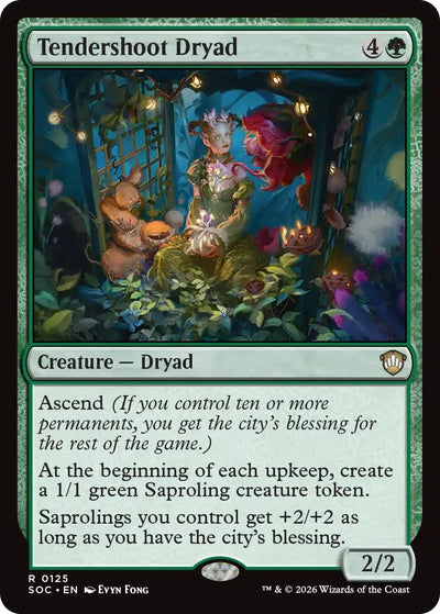 Tendershoot Dryad [SOC-125] - [Commander: Secrets of Strixhaven] (English)