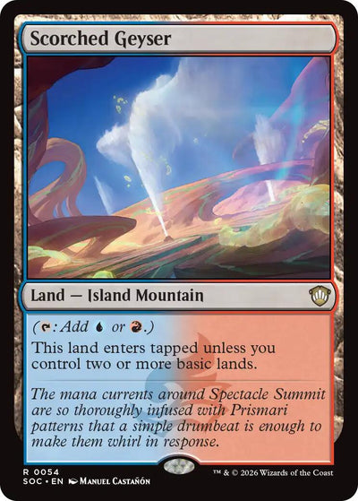 Scorched Geyser [SOC-54] - [Commander: Secrets of Strixhaven] (English)