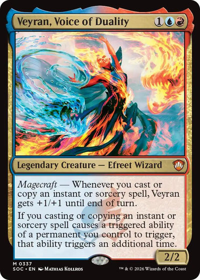 Veyran, Voice of Duality [SOC-337] - [Commander: Secrets of Strixhaven] (English)