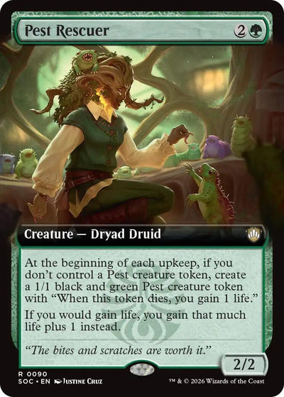 Pest Rescuer (Extended Art) (90) [Secrets of Strixhaven]