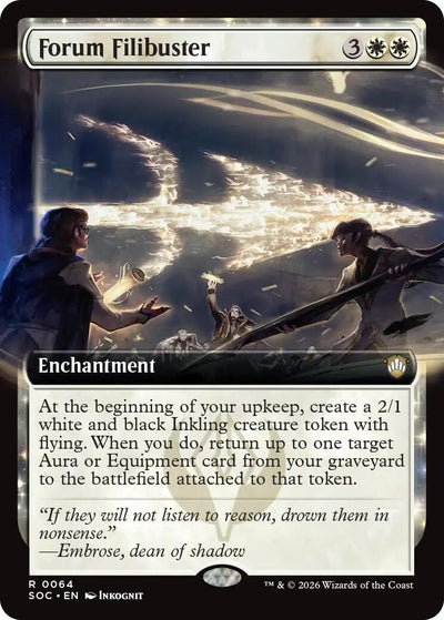 Forum Filibuster (Extended Art) (64) [Secrets of Strixhaven]