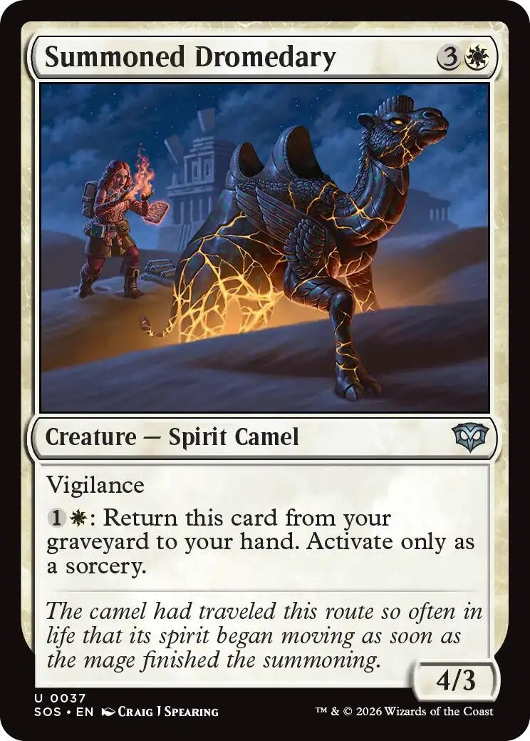 Summoned Dromedary (37) [Secrets of Strixhaven]