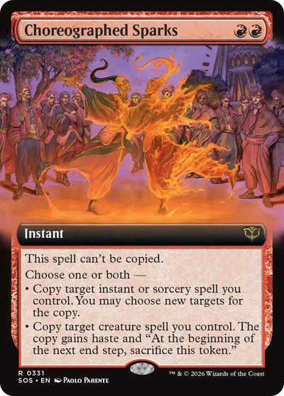 Choreographed Sparks (Extended Art) (331) [Secrets of Strixhaven]