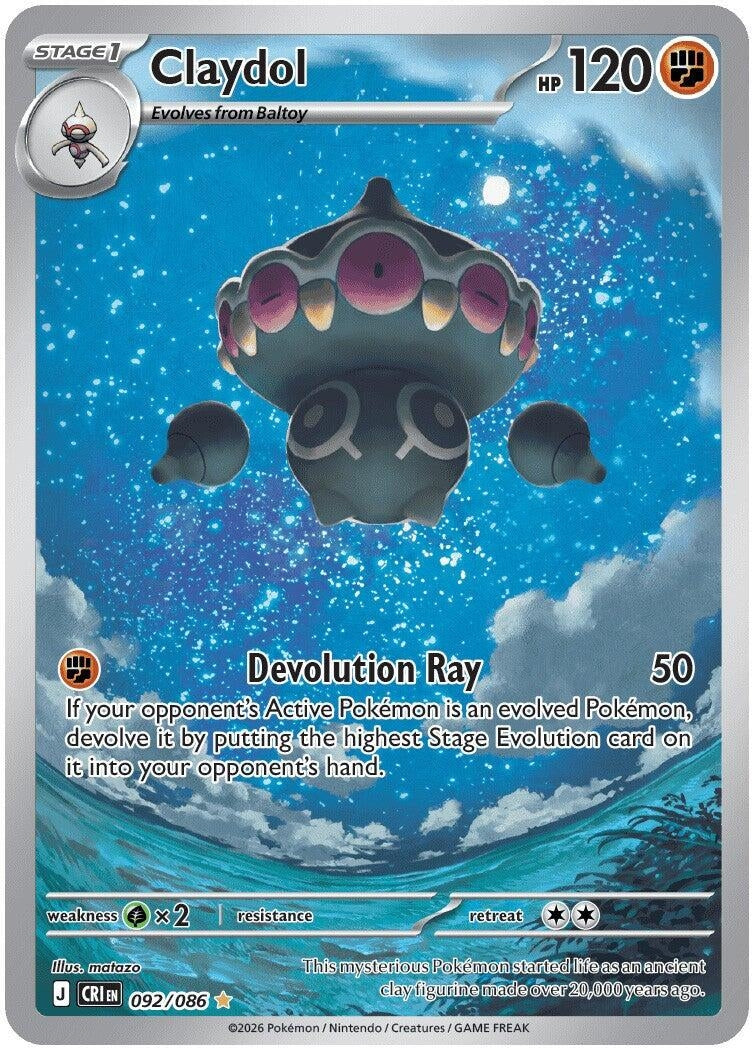 Claydol (092/086) [ME04: Chaos Rising]